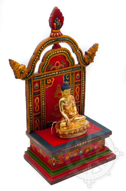 Autel pour statue bouddhiste